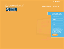 Tablet Screenshot of curvedental.com